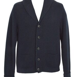 Dylan Grey Cardigan Sweater Structured Elegance